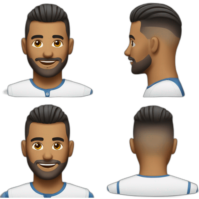 barber fade haircut emoji