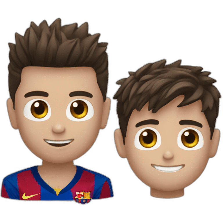 Ronaldo and Messi ￼ emoji