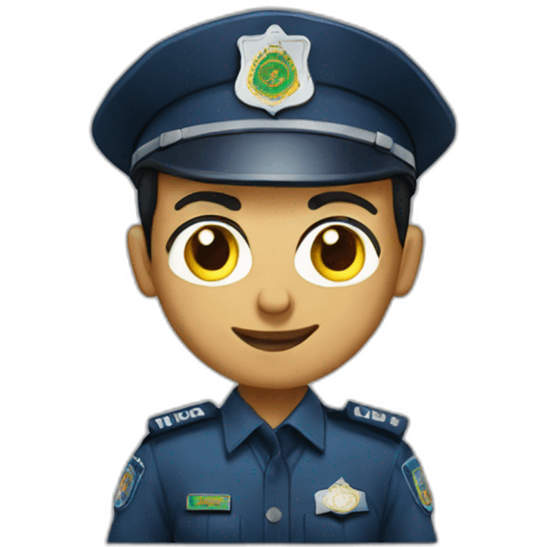 Moroccan police emoji