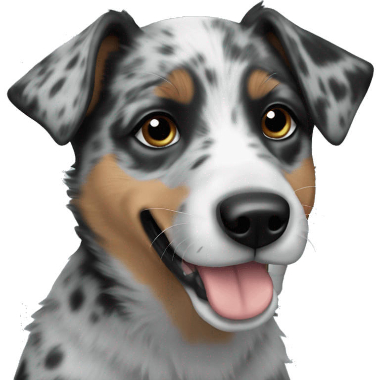 puppy blue heeler emoji