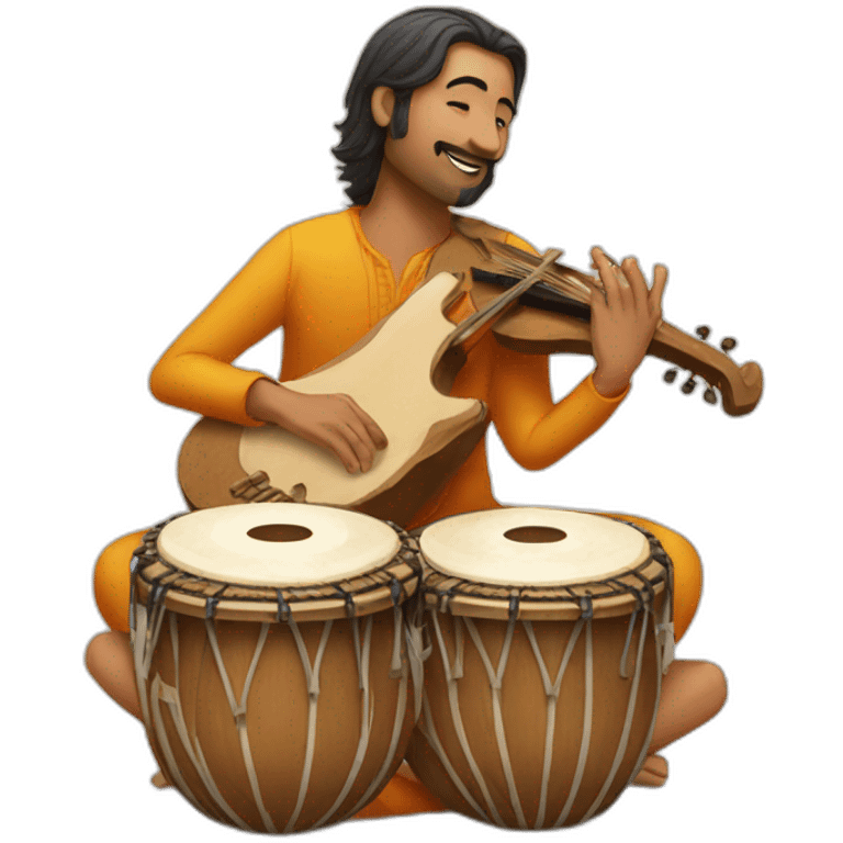 music with tabla emoji