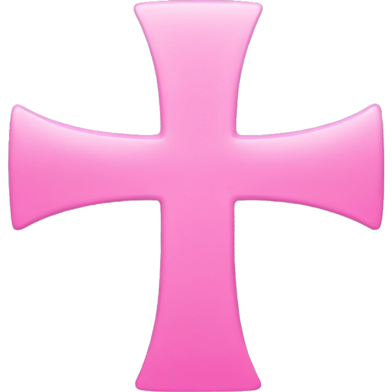 pink cross symbol emoji