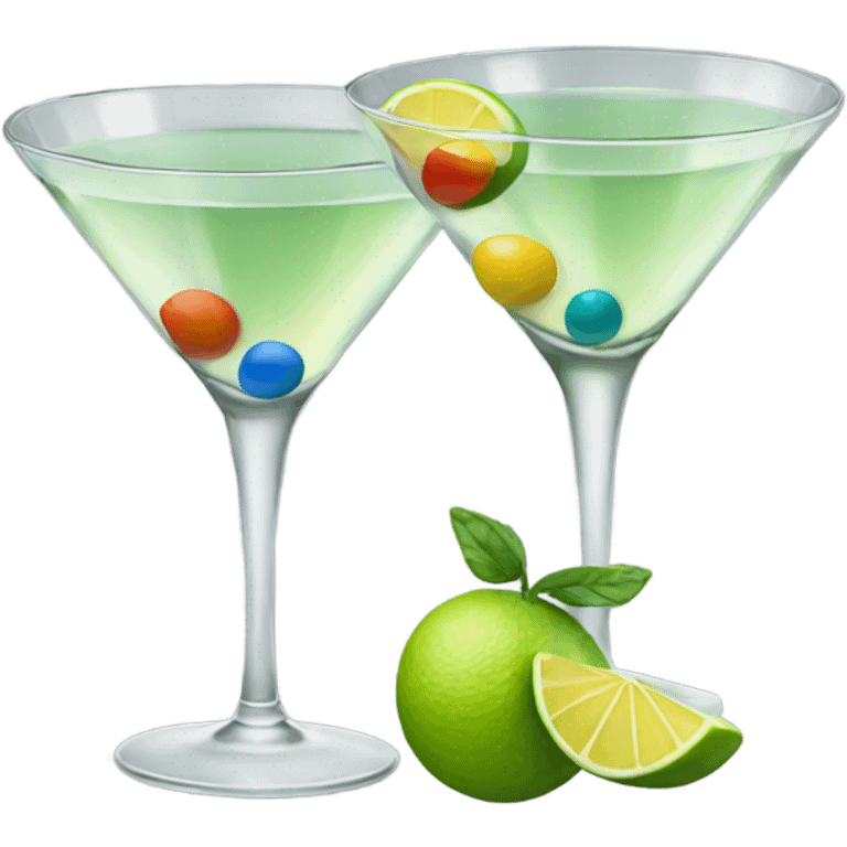 Martini glasses emoji