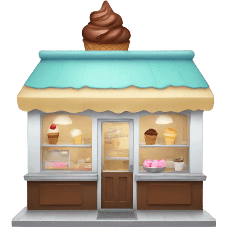 ice cream shop emoji