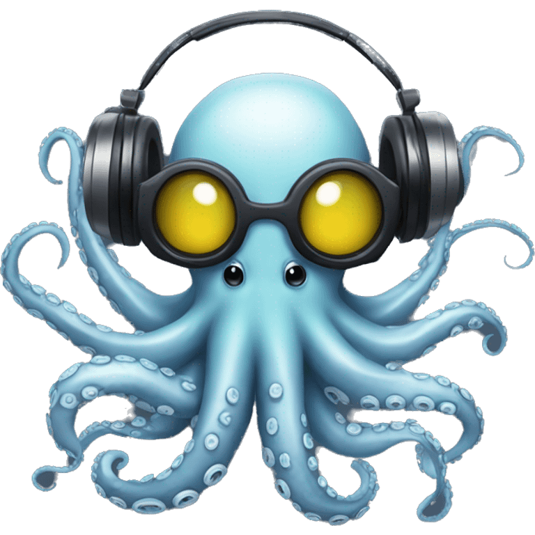 Dj octopus  emoji