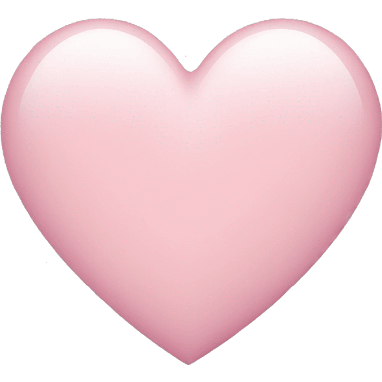 light pink heart  emoji