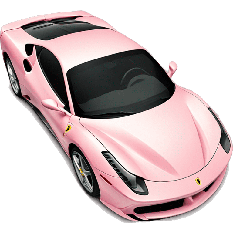 light pink ferrari  emoji