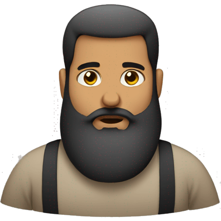 arabic beard man fat emoji