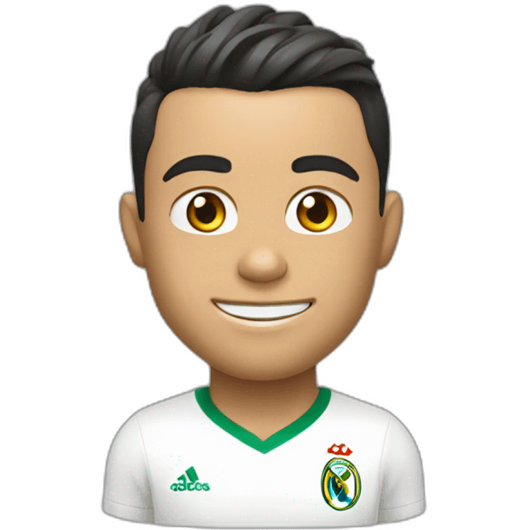 Moeda com a cara do Cristiano Ronaldo emoji