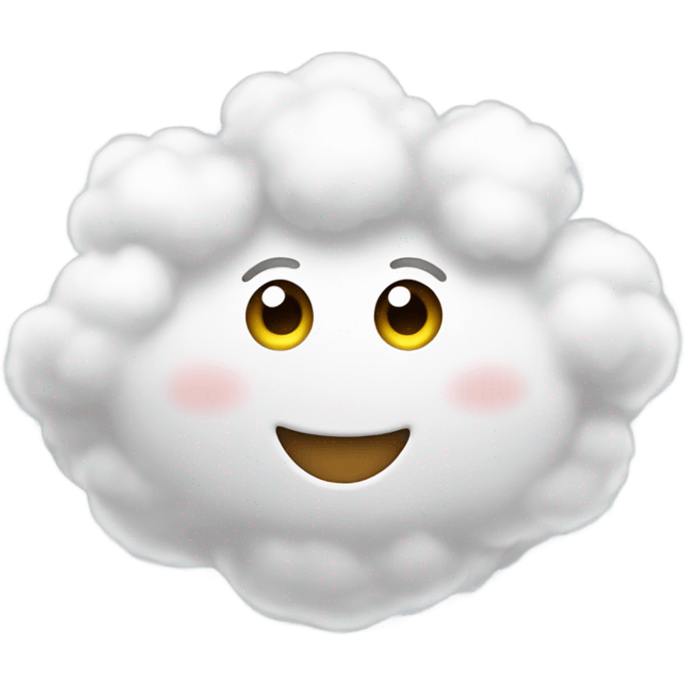 Cloud happy  emoji