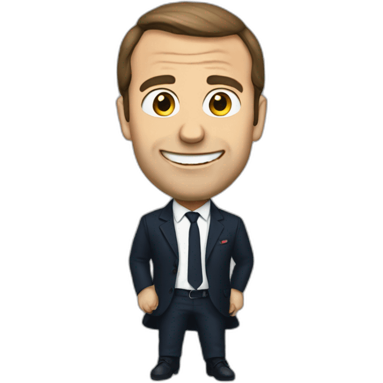 Macron peur emoji