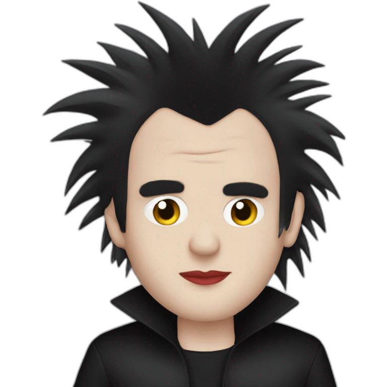 Robert smith from the cure emoji