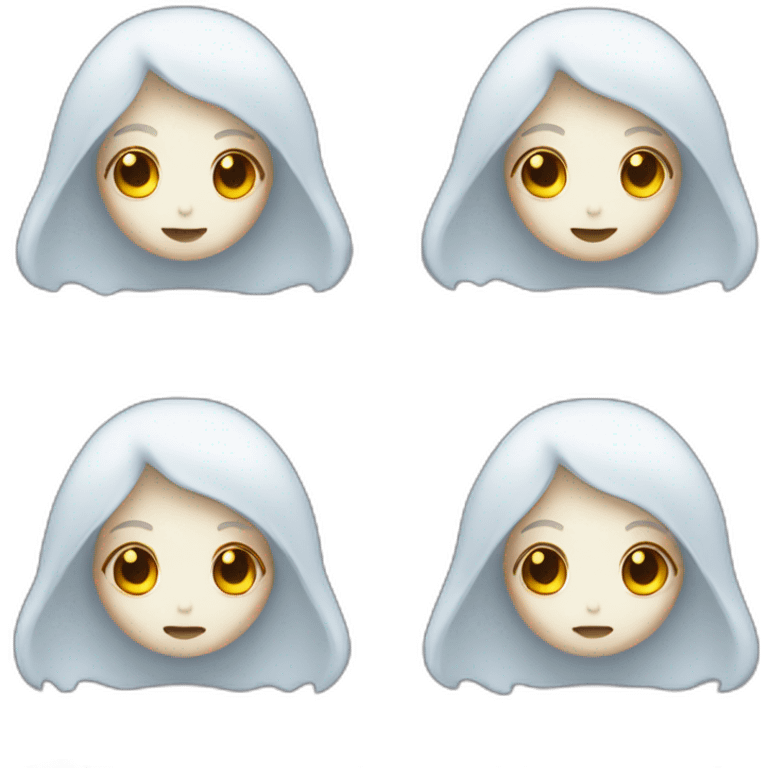 ghost girl emoji