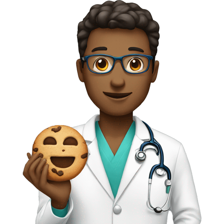 doctor with cookie emoji