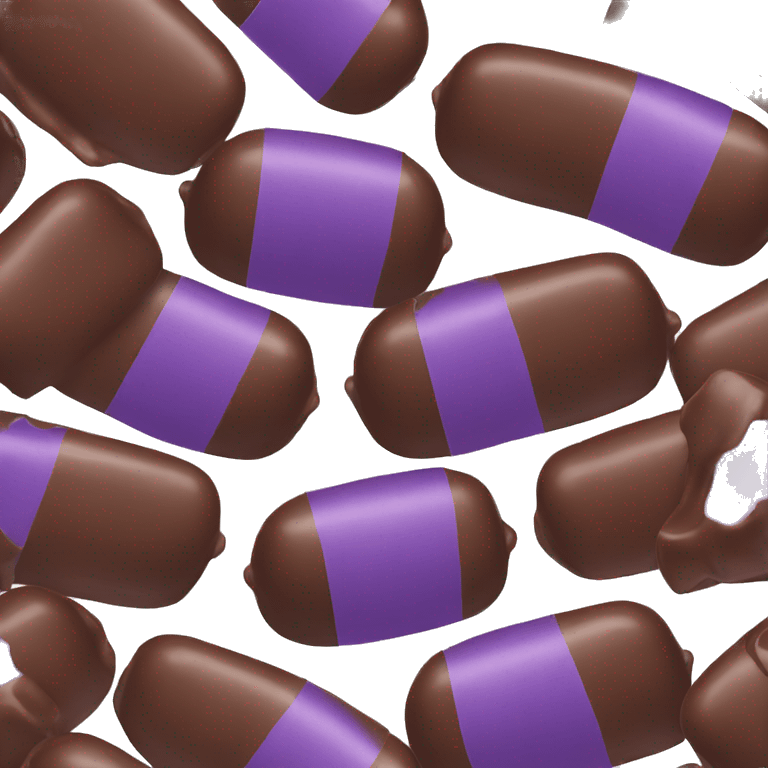 milka chocolate purple emoji