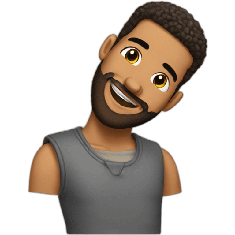 Winky-drake emoji