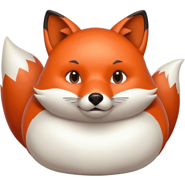 obese fox emoji