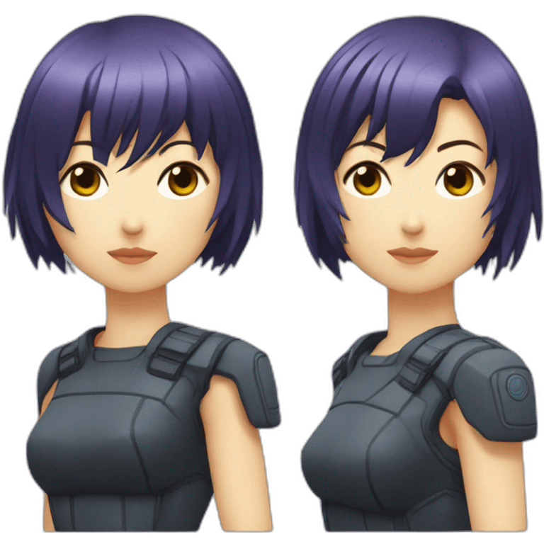 Motoko Kusanagi emoji