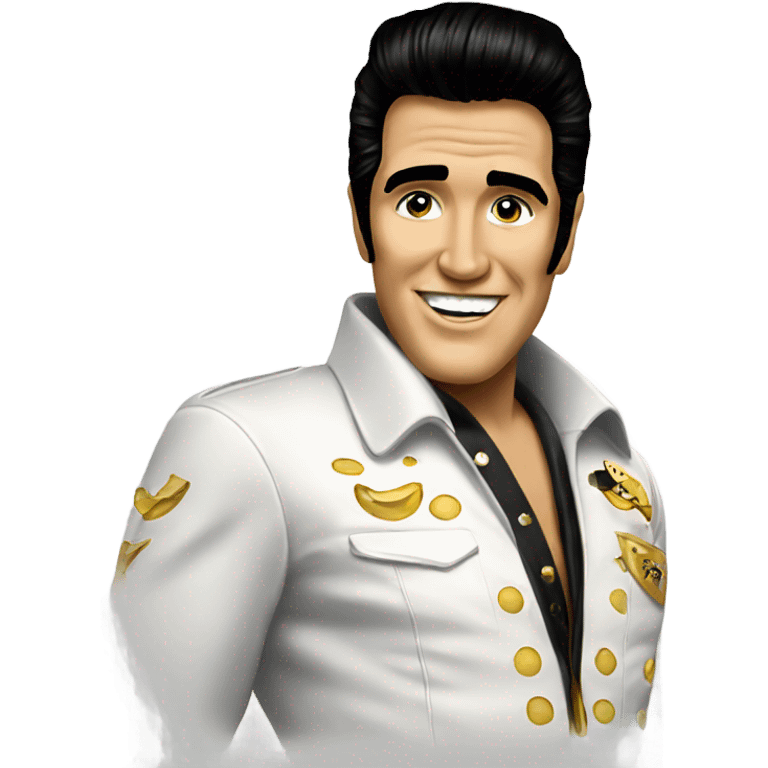 elvis smiley emoji