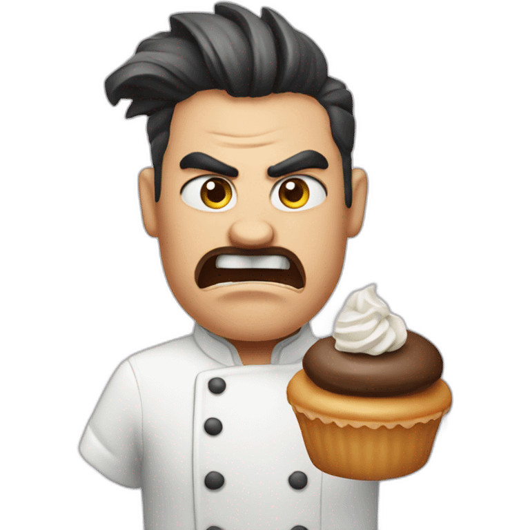 angry-pastry-chef emoji