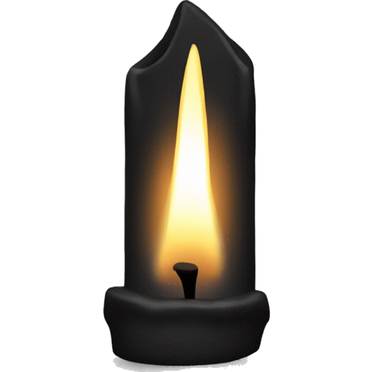 Black candle  emoji