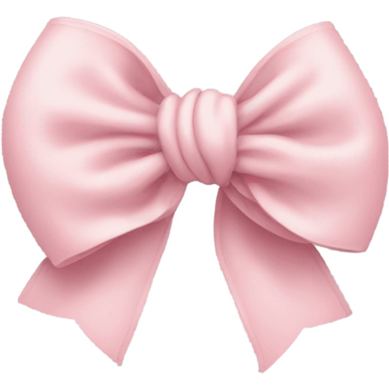 light pink bow emoji