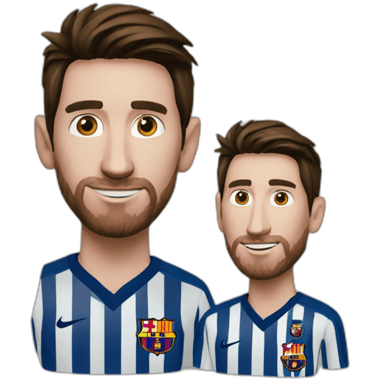 messi check ronalso emoji