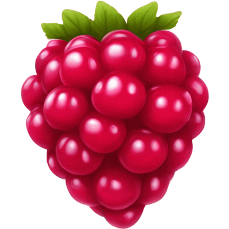 red raspberry  emoji