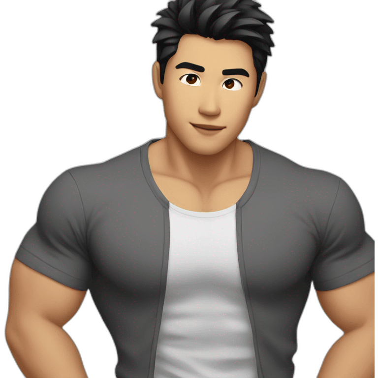 Asian Hunk emoji