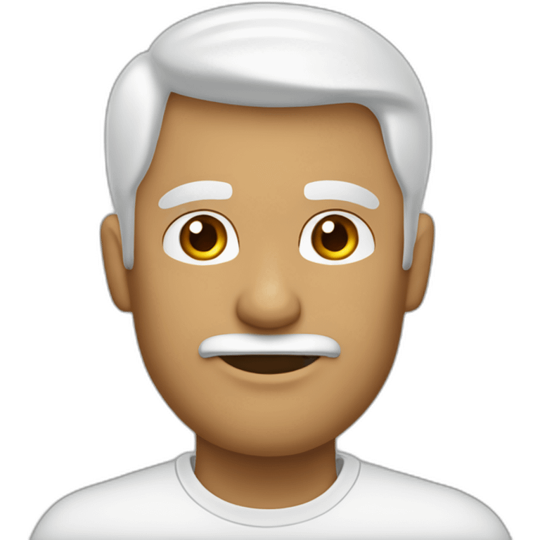 Hombre blanco besando mujer morena emoji