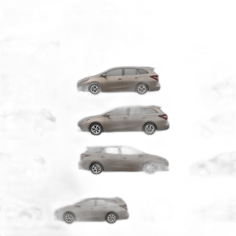 Brown Grey Toyota auris touring emoji