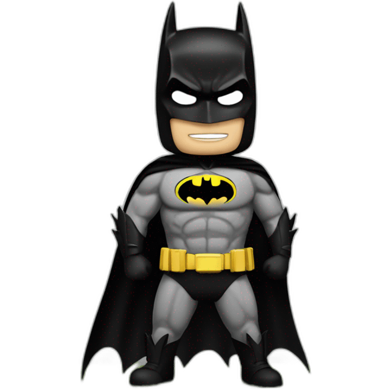 Batman qui tond la pelouse emoji