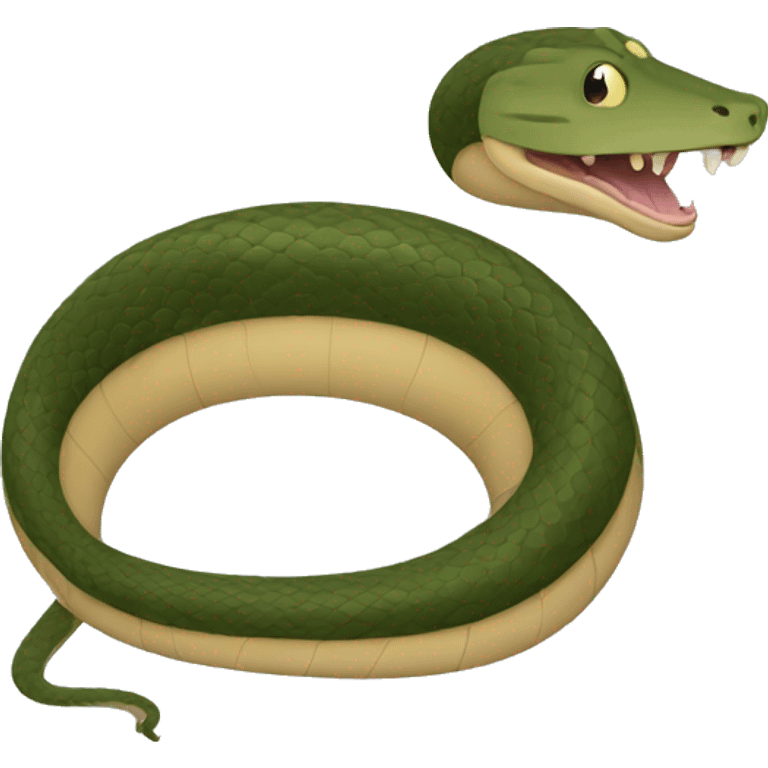 Snake and rat combined emoji