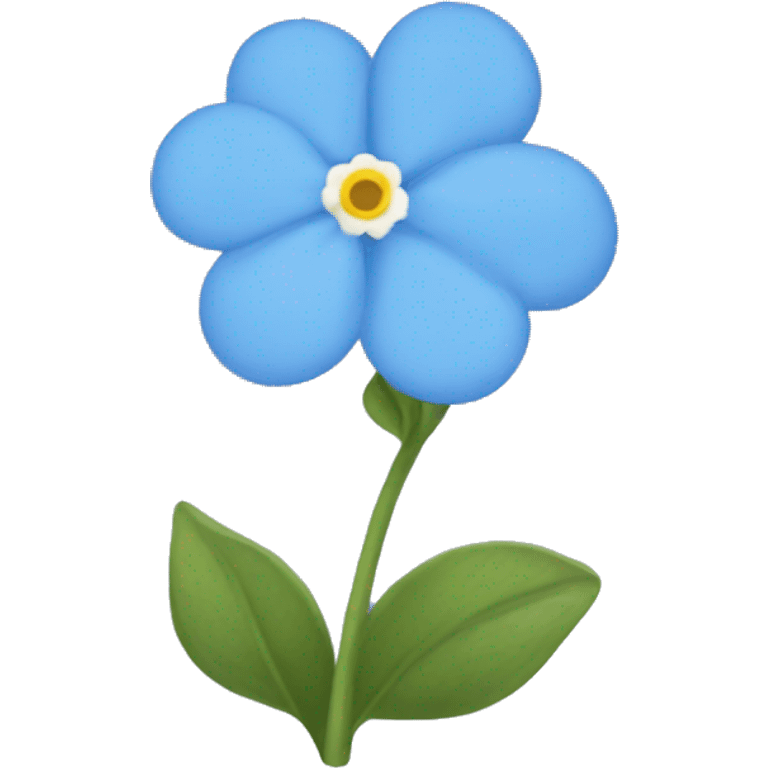 Forget me not flower  emoji