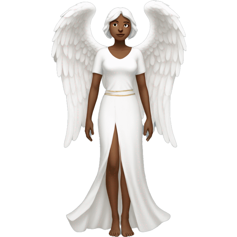 White Angel woman full body emoji