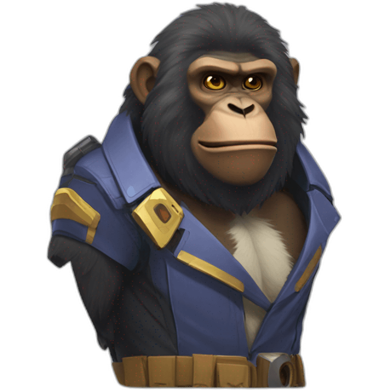 Winston ape overwatch emoji