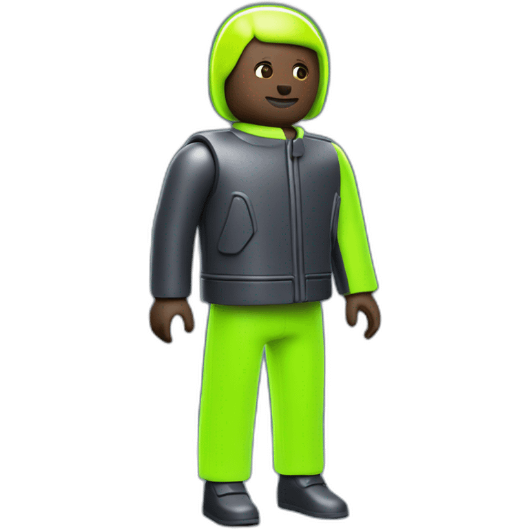 playmobil WITH NEON LIGHT CLOTHES emoji