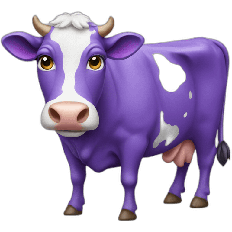 purple cow emoji