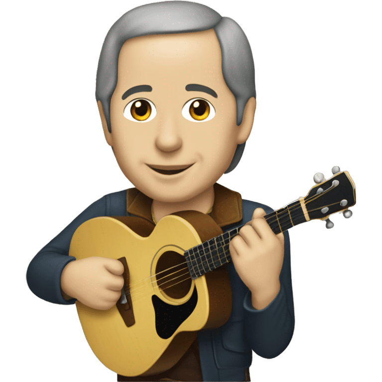 Paul Simon in the 70s emoji