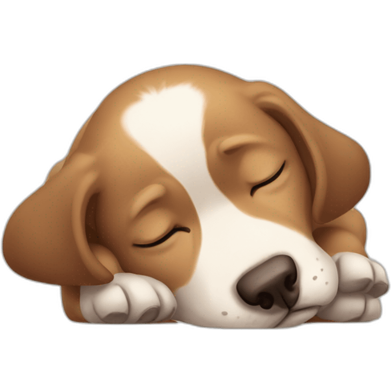 sleepy dog emoji