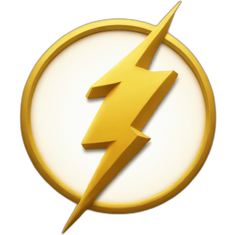 the flash logo emoji