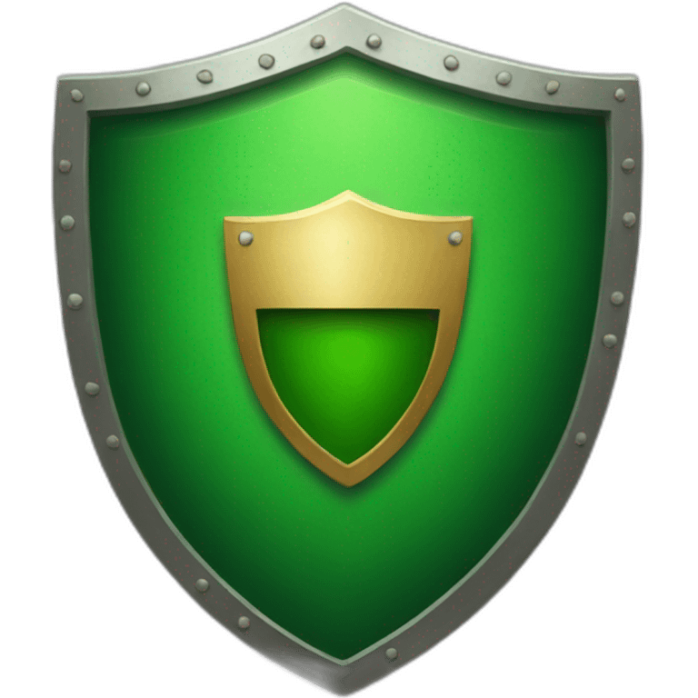 green shield emoji