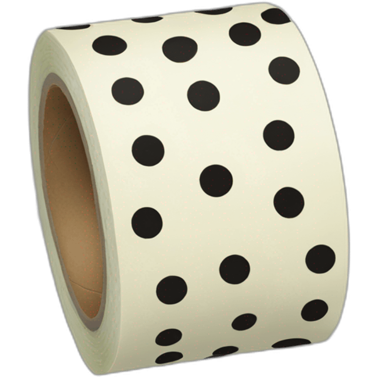 polka dot masking tape emoji