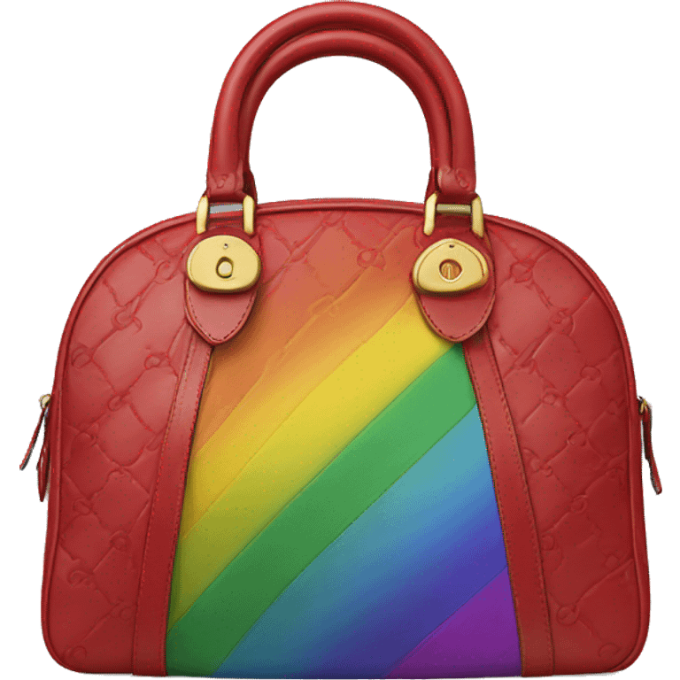 Rainbow Gucci bag  emoji