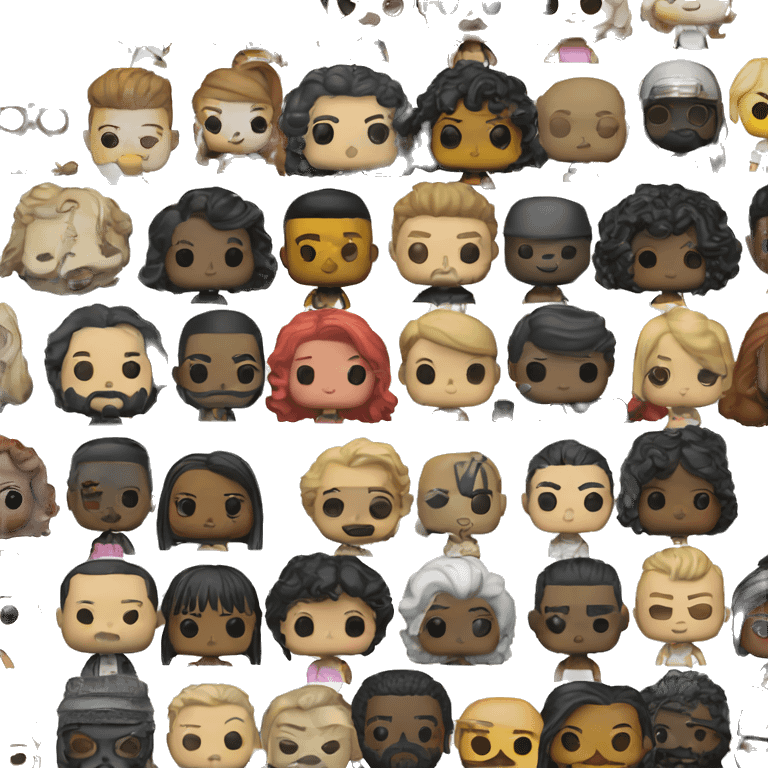 Funko pop collection emoji