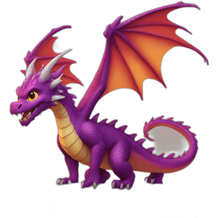 dragon sur chat emoji