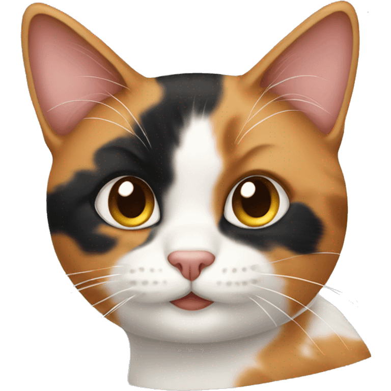 Calico cat emoji