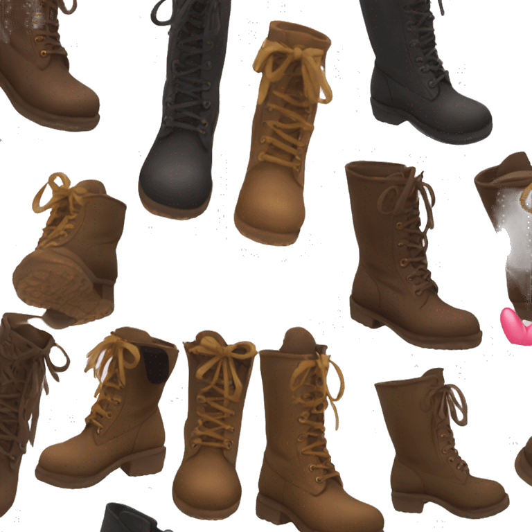 Boots bows emoji