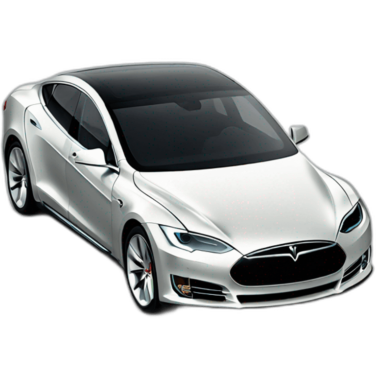 Tesla model s emoji