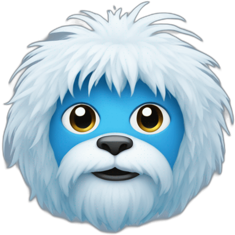 micro bleu yeti emoji